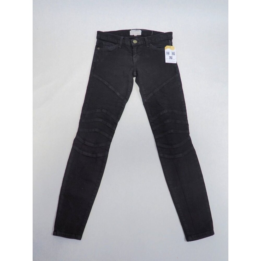 Current/Elliott Black "The Moto Ankle Skinny" Jeans, Size 26